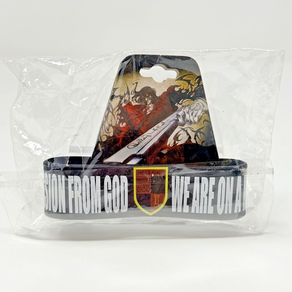 Hellsing Ultimate Official Funimation Rubber Wristband Bracelet Anime New Sealed